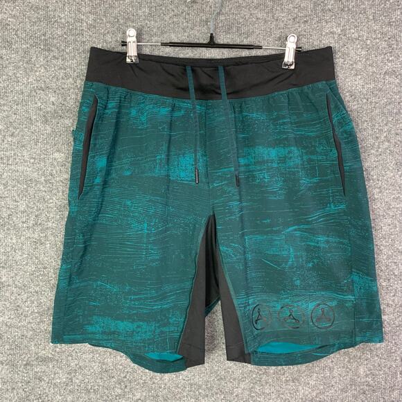 Lululemon Men’s T.H.E. The Short 9” Lined Green Shorts ‎ Size Large - Picture 1 of 8